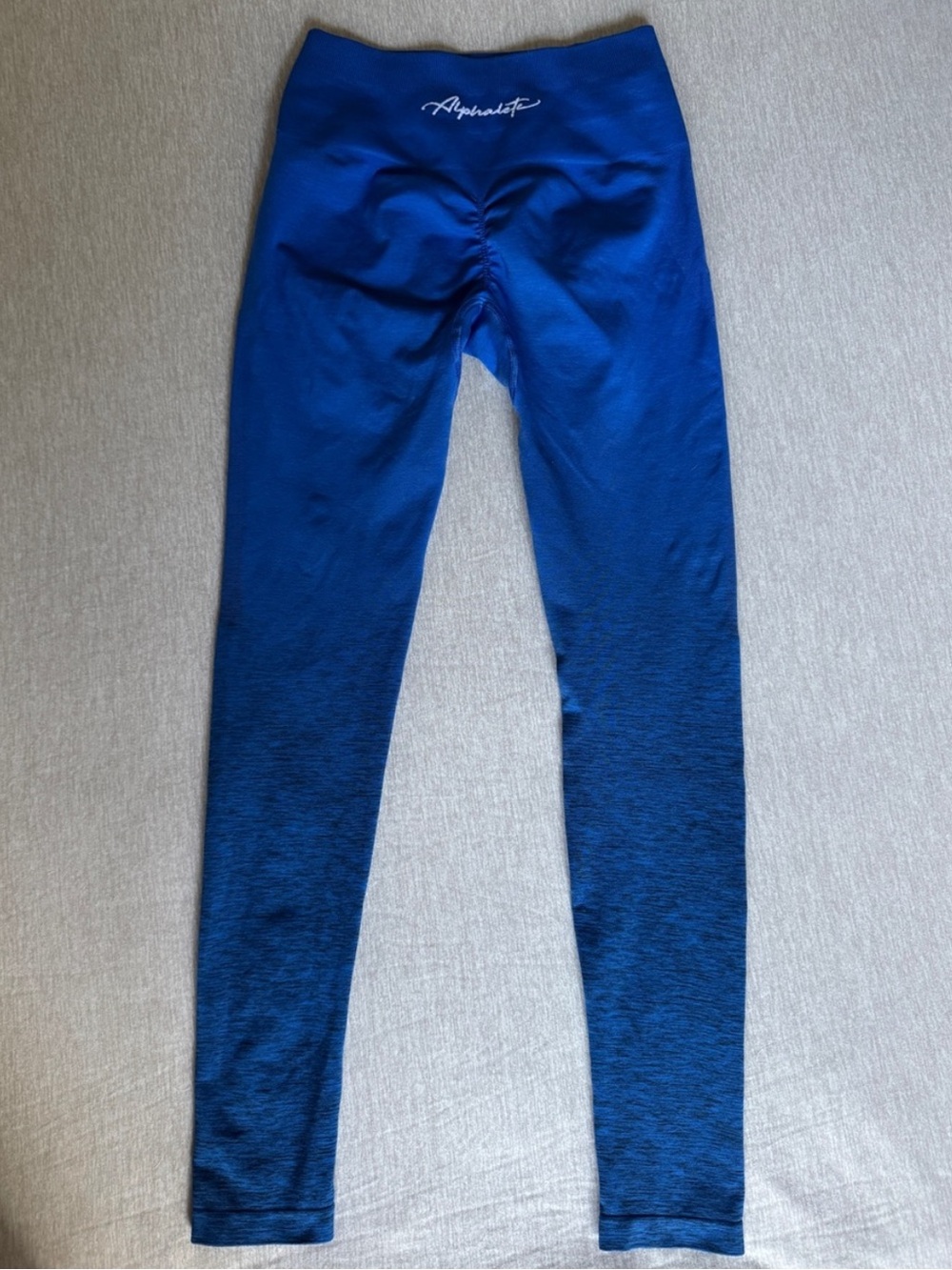 Alphalete Amplify Ombré Scrunch Leggings Blue Size S